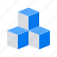 cubes, cubic, isometric, virtual 