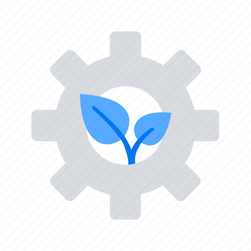 Ecology, gear, leaf icon - Download on Iconfinder