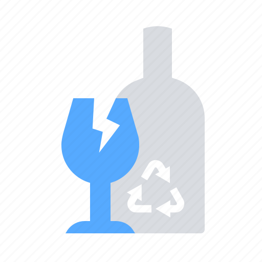 Garbage, glass, recycle, sorting icon - Download on Iconfinder