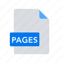 document, file, pages