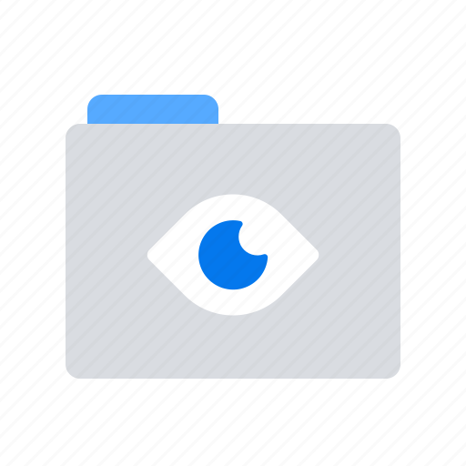 Eye, folder, watch icon - Download on Iconfinder