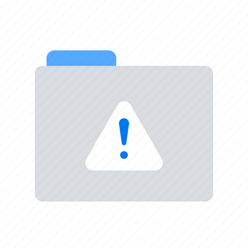 Folder, warning, alert icon - Download on Iconfinder