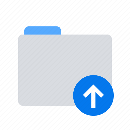 Folder, up, upload icon - Download on Iconfinder