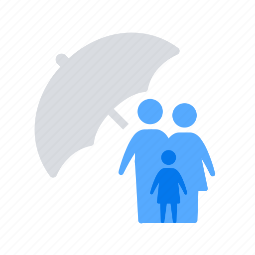 Insurance, umbrella, family care icon - Download on Iconfinder