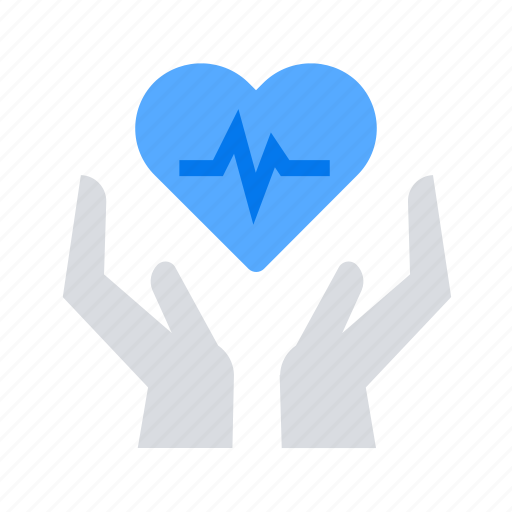 Heart, hands, medical insurance icon - Download on Iconfinder