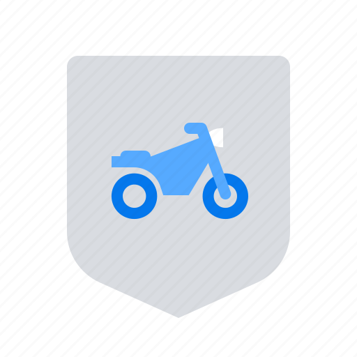 Insurance, motorcycle, shield icon - Download on Iconfinder