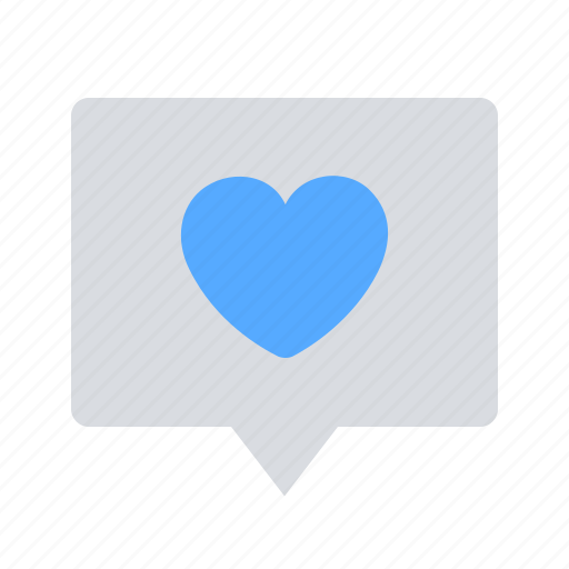 Comment, heart, message icon - Download on Iconfinder