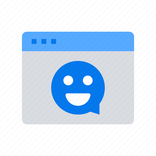 Online survey, positive feedback, smiley icon - Download on Iconfinder