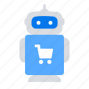robot, service, shopping