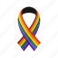 lesbian, rainbow, ribbon, homosexual, gay, lgbt 