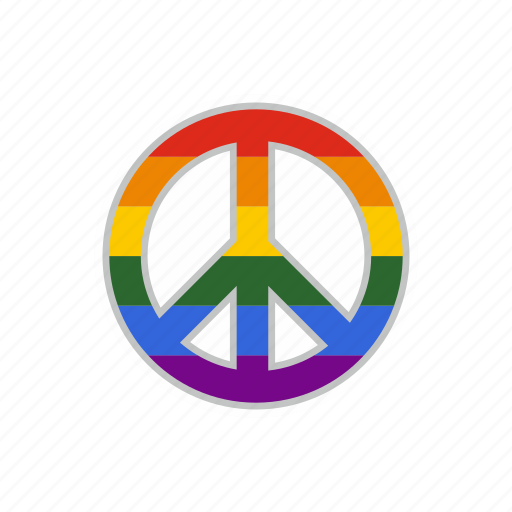 Community, gay, homosexual, lesbian, lgbt, peace, rainbow icon - Download on Iconfinder