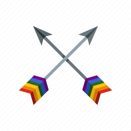 Arrows, community, gay, homosexual, lesbian, lgbt, rainbow icon - Download on Iconfinder