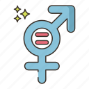 cisgender, gender, sign, straight
