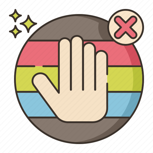 Fear, hand, homophobia, sign icon - Download on Iconfinder