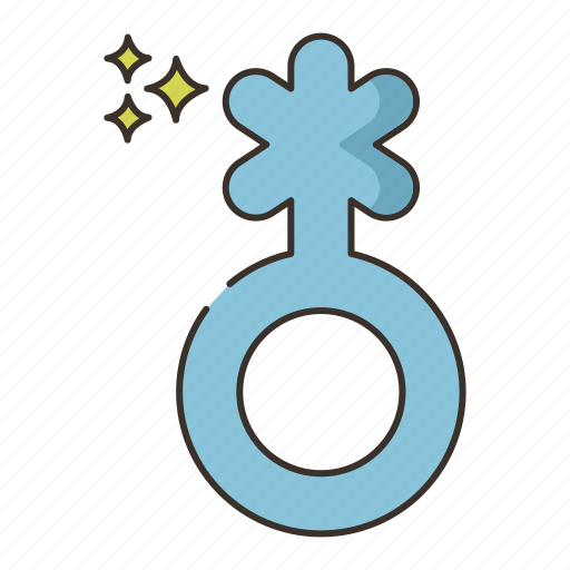 Binary, gender, lgbt, non icon - Download on Iconfinder