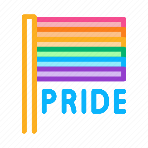 Flag, freedom, lgbt, linear, marriage, rainbow, unicorn icon - Download on Iconfinder