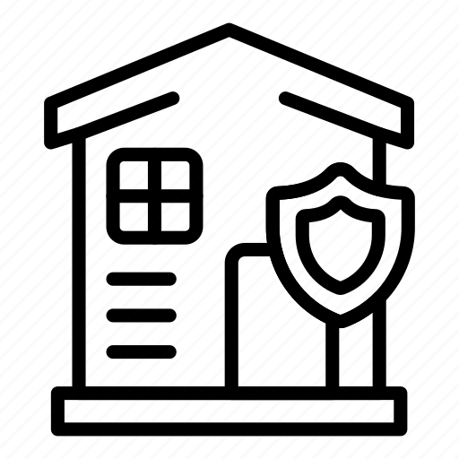 Liability, secured, house icon - Download on Iconfinder