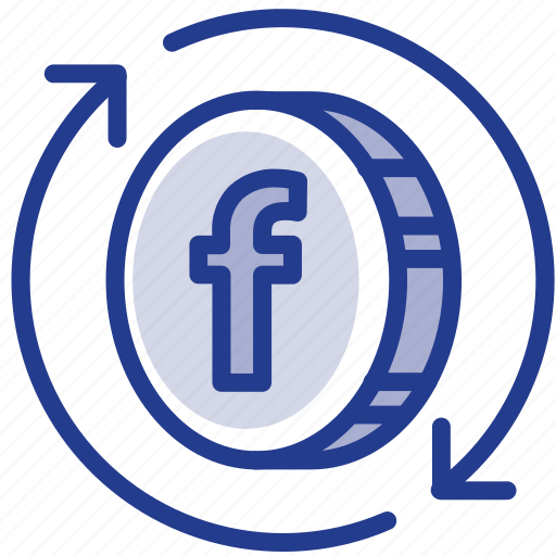 Circulating, coin, digital, facebook, libra, libracoin, money icon - Download on Iconfinder