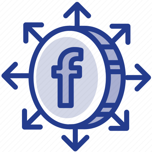 Digital, facebook, grow, libra, libracoin, money, social network icon - Download on Iconfinder