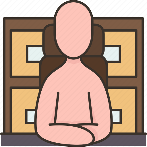 Librarian, library, work, academic, college icon - Download on Iconfinder