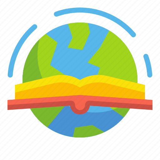 Book, earth, education, library, online, world, worrldwide icon - Download on Iconfinder