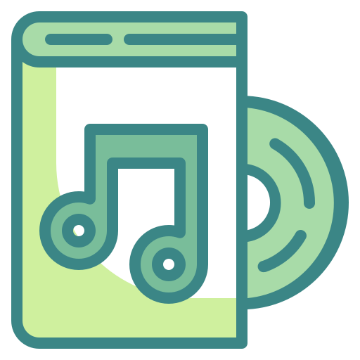 Audio, book, disc, education, library, music, school icon - Free download