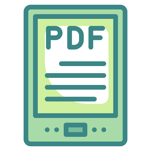 Ebook, education, library, online, pdf, school, tablet icon - Free download