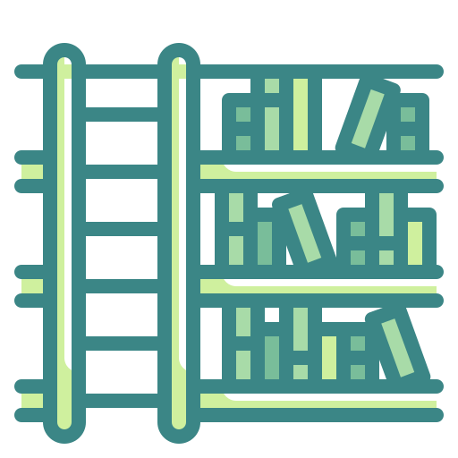 Book, education, ladder, library, school, shelf, step icon - Free download