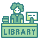 avatar, education, libralian, library, school, user, woman