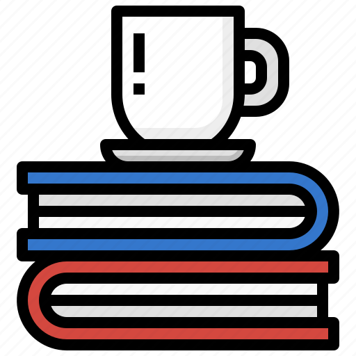 Book, education, coffee, break, mug, cup icon - Download on Iconfinder