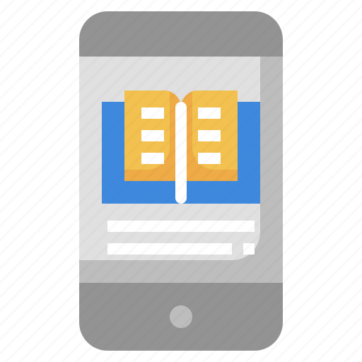 Ebook, digital, book, education, smartphone icon - Download on Iconfinder