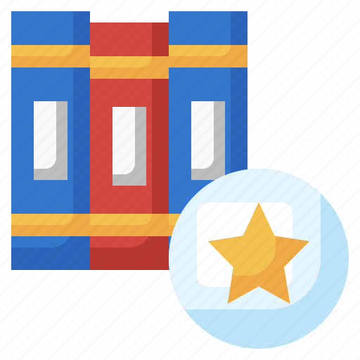 Starred, study, book, favourite, read icon - Download on Iconfinder