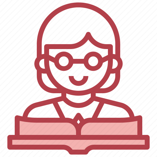 Reading, woman, student, book icon - Download on Iconfinder
