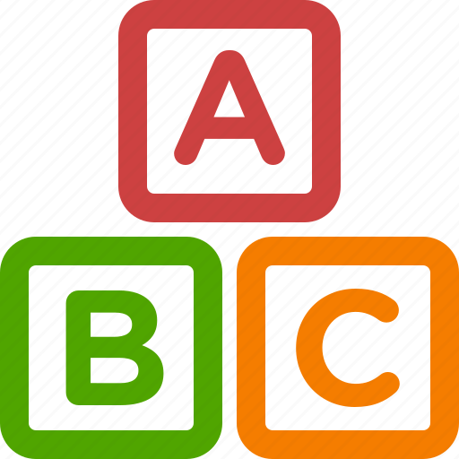 Abc, alphabet, blocks, cubes, learning, letters, toy icon - Download on Iconfinder