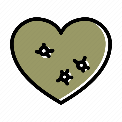 Bullet holes, bullet, lifestyle, heart, love, shoot, romance icon - Download on Iconfinder
