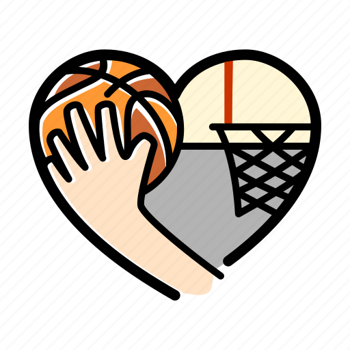 Basketball, sport, lifestyle, heart, love, game icon - Download on Iconfinder