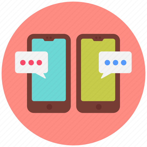 Negotiation, chat, discussion, communication, mobile icon - Download on Iconfinder