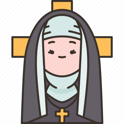 Nun, catholic, sister, christian, faith icon - Download on Iconfinder