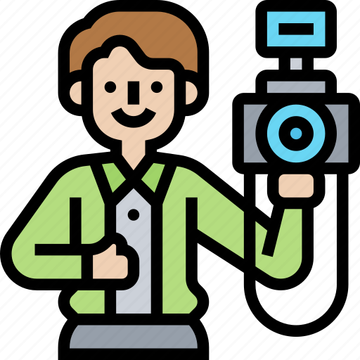 Photographer, cameraman, studio, production, professional icon - Download on Iconfinder