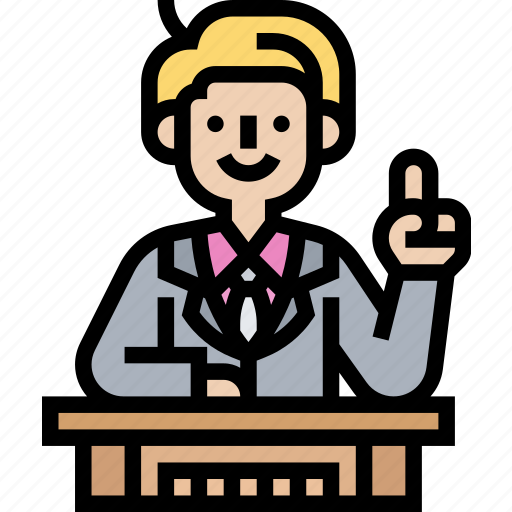Politician, debate, president, speech, conference icon - Download on Iconfinder