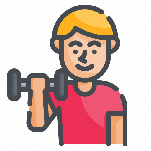 Fitness, trainer, athlete, sport, gym icon - Download on Iconfinder