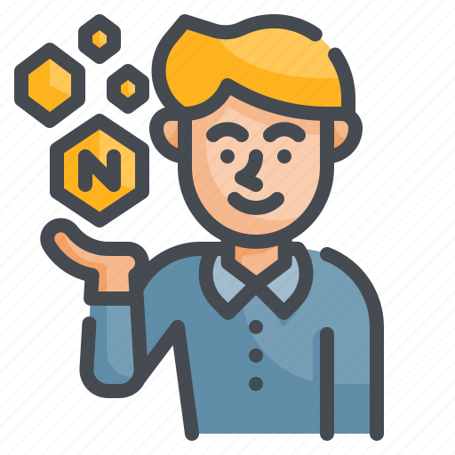 Nft, man, collector, winner, cryptocurrency icon - Download on Iconfinder
