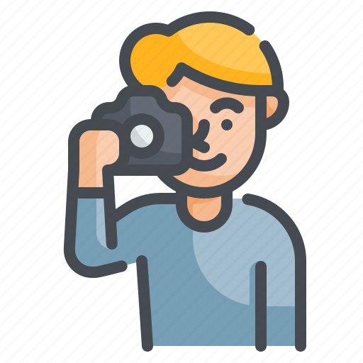 Photographer, photo, camera, tourist, man icon - Download on Iconfinder