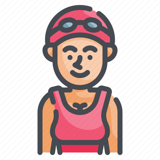 Swimmer, sport, compete, athlete, user icon - Download on Iconfinder