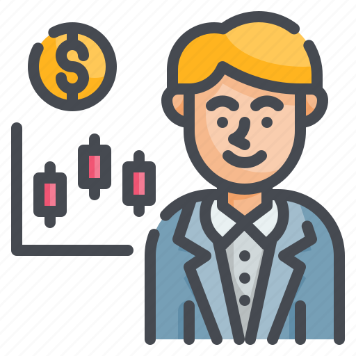Trader, broker, businessman, investor, stockbroker icon - Download on Iconfinder