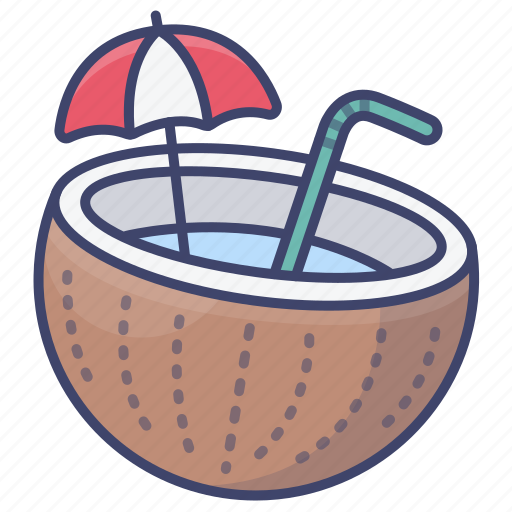 Coconut, drink, milk, summer icon - Download on Iconfinder