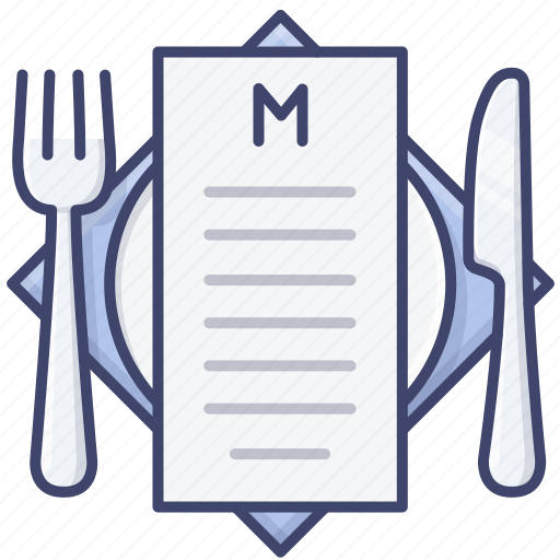 Cutlery, menu, tableware, restaurant icon - Download on Iconfinder