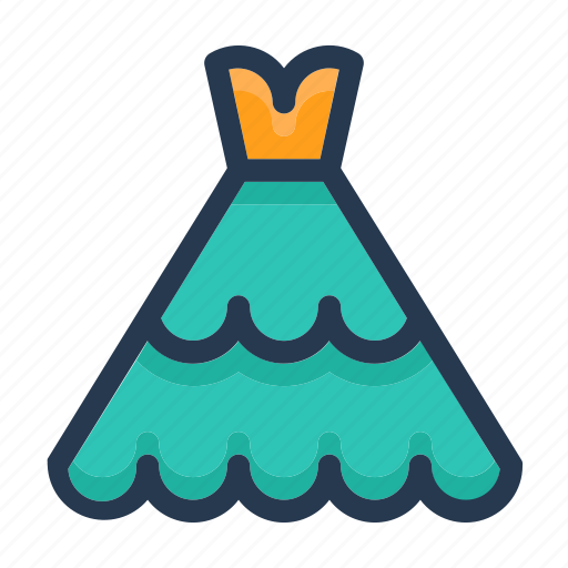 Clothes, dress, girl, gown, lady, woman icon - Download on Iconfinder