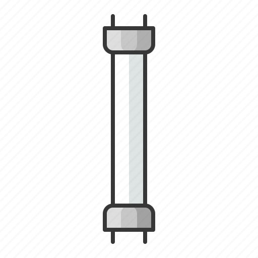 Bright, bulb, electric, fluorescent, fluorescent lamp, fluorescent tube, light icon - Download on Iconfinder