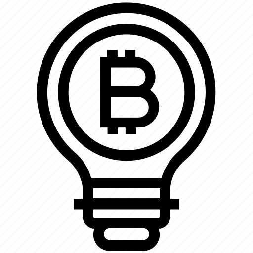 Bitcoin, bulb, energy, idea, light, light bulb, money icon - Download on Iconfinder
